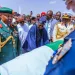 TINUBU RECEIVES REMAINS OF FORMER PRESIDENT BUHARI IN KATSINA AHEAD OF FINAL RITES IN DAURA