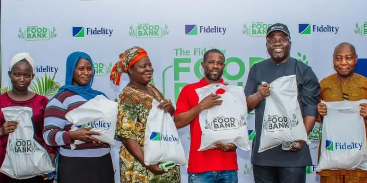Fidelity Bank Extends Relief Efforts to Eti-Osa Community with Food Bank Initiative
