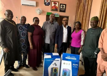 LASUECO_2000 Alumni Set Donates PAs to Support Learning at LASU