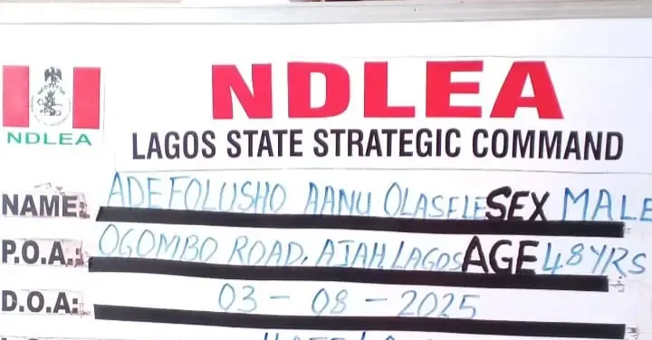 Wanted General Overseer Arrested in Lagos for Cross-border Drug Trafficking