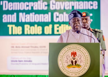 TINUBU TO THE NIGERIAN GUILD OF EDITORS: REPORT BOLDLY, CRITICISE BUT LET US BUILD A NATION